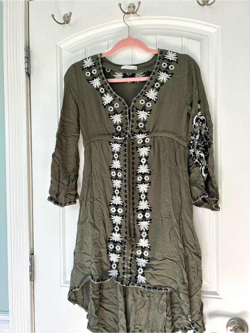 Boho peasant dress